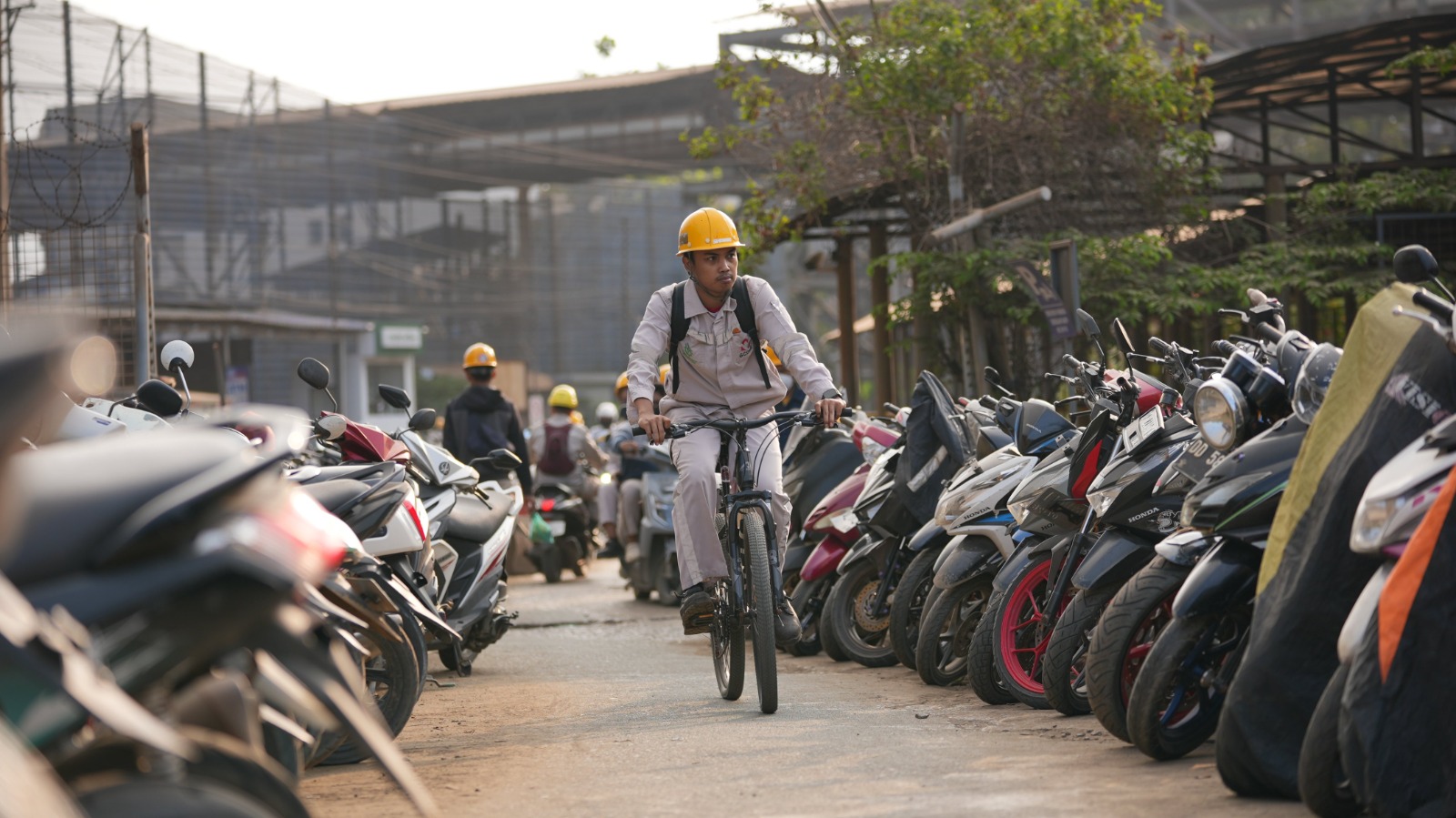 Bike to Work di Lingkar Industri IMIP